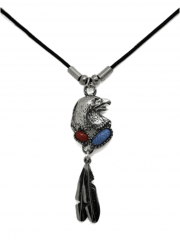 Halskette Adler Federn
