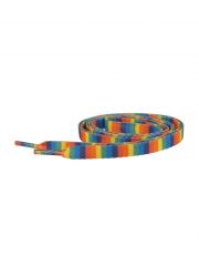 Schnürsenkel bunt gestreift schmal