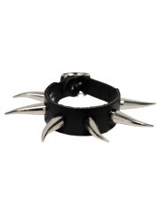 Leder Armband Krummcone Nieten