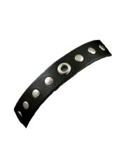 Leder Halsband Flachkopfnieten