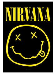 Nirvana Poster Fahne Smily