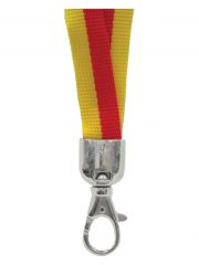 Schlüsselband rot gelb