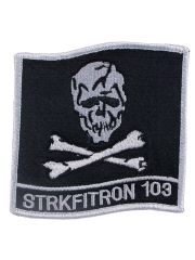 Stickabzeichen VFA-103 Jolly Rogers STRKFITRON 103