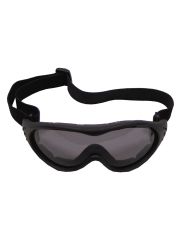 Motorradbrille schwarz getönt Eagle 1