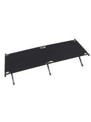 US Feldbett schwarz Alu-Gestell