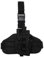 Pistolenbeinholster Molle schwarz