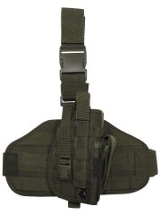 Pistolenbeinholster Molle oliv