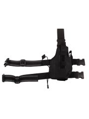 Tactical Pistolenbeinholster rutschfest Nato schwarz
