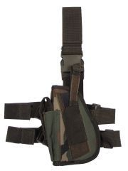 Tactical Pistolen Tiefziehholster links woodland