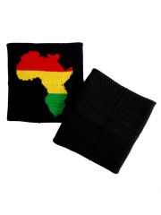 Schweißband Afrika schwarz