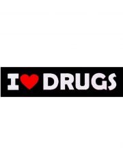 Superstrip Aufnäher I Love Drugs