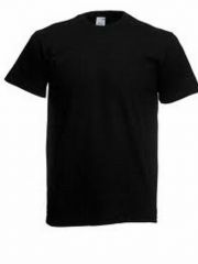 Fruit of the Loom T-Shirt Schwarz S - XXL