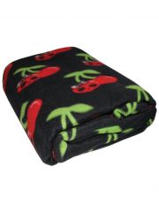 Fleecedecke Crazy Kirsche