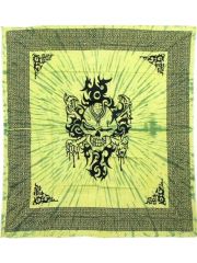 Tagesdecke Totenkopf 220 x 220 cm