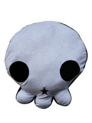 Kissen Skull weiss