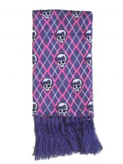 Winterschal lady skull lila