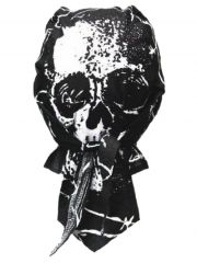 Bandana Cap Totenkopf mit Drähten