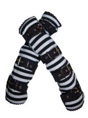 Armstulpen mit Schnalle gestreift