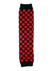 Arm Stulpen kariert rot
