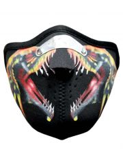 Motorrad Biker Maske Schlange