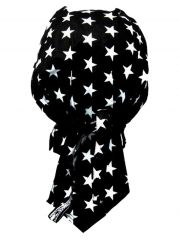 Bandana Cap Sterne schwarz