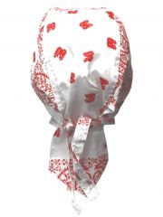Bandana Cap Old School rot weiß