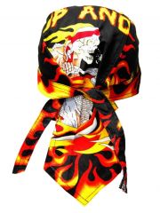 Bandana Cap Flammen skull