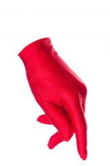 Satin Handschuhe rot