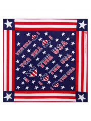 Bandana I Love The USA blau