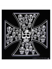 Bandana Eisernes Kreuz Totenköpfe schwarz