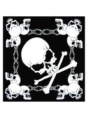 Bandana Totenköpfe mit Stacheldraht