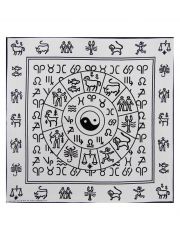 Bandana Yin Yang weiß