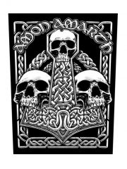 Amon Amarth Rückenaufnäher Skulls