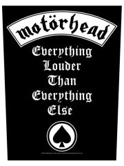 Motörhead Rückenaufnäher Everything Louder