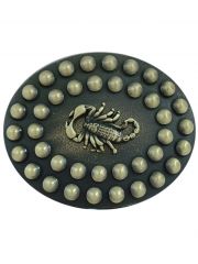 Gürtelschnalle Skorpion gold