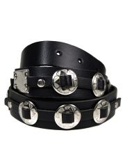 Ledergürtel mit Conchos
