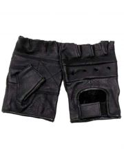 Fingerlose Lederhandschuhe