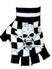Fingerlose Handschuhe Scream skull
