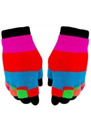 Multi Handschuhe bunt 2 in 1