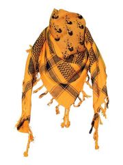 Palästinenser Tuch orange Skulls