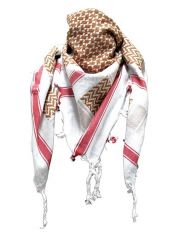 Palästinenser Tuch weiss rot