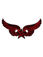 Aufnäher Flügel mit Stern