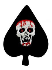 Aufnäher Pik Skull