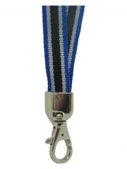 Schlüsselband blau weiß schwarz