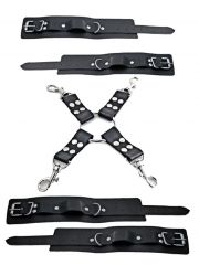 Kreuz Fessel Bondage Set