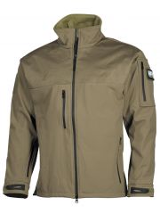 Allwetter Soft Shell Jacke beige