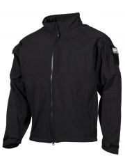 Allwetterschutz Soft Shell Jacke schwarz