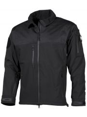Allwetter Soft Shell Jacke schwarz