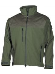 Allwetter Soft Shell Jacke oliv