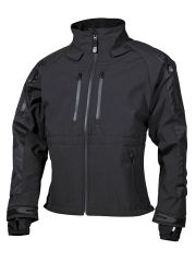 Wetterschutz Softshelljacke schwarz